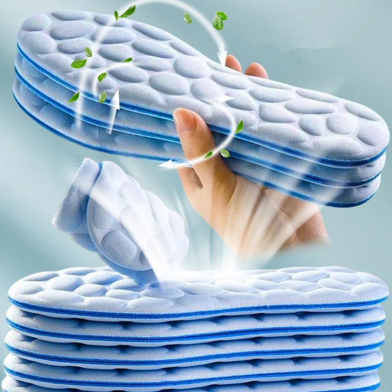 Insole Memory Foam - Palmilha de massagem ortopédica para pés,
