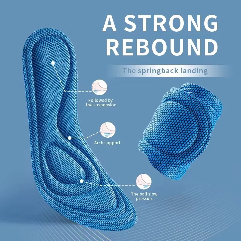 4 PCS Palmilhas de Massagem Es - Insole Memory Foam avaliação e preço