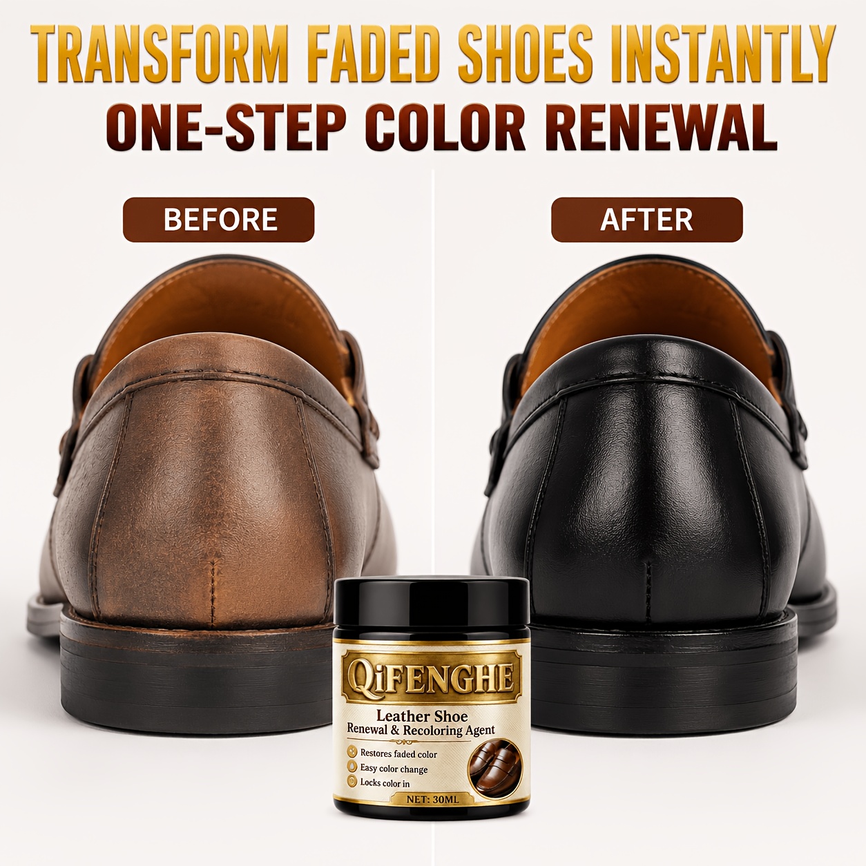 Creme Restaurador e Colorante  - Shoe Polish Cream avaliação e preço