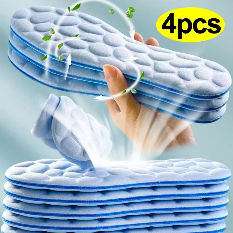 2/4 pçs palmilhas de espuma de - Insole Memory Foam avaliação e preço
